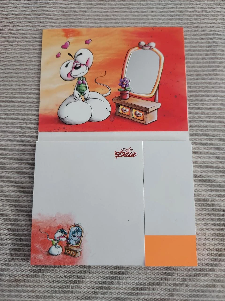 ** Diddl plak memo blokje post it nr 72 ** – photo 2